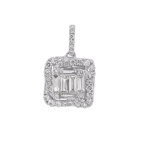 PD054-4 [054-3249] DD38-0.38CT TD6-0.25CT KWGLEEUU 1.59GR $4.007,73